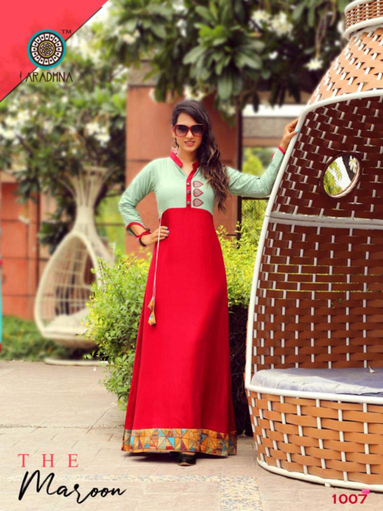Aradhna Western Girl Kurti Set Supplier Aradhna Western Girl Kurti Set Supplier